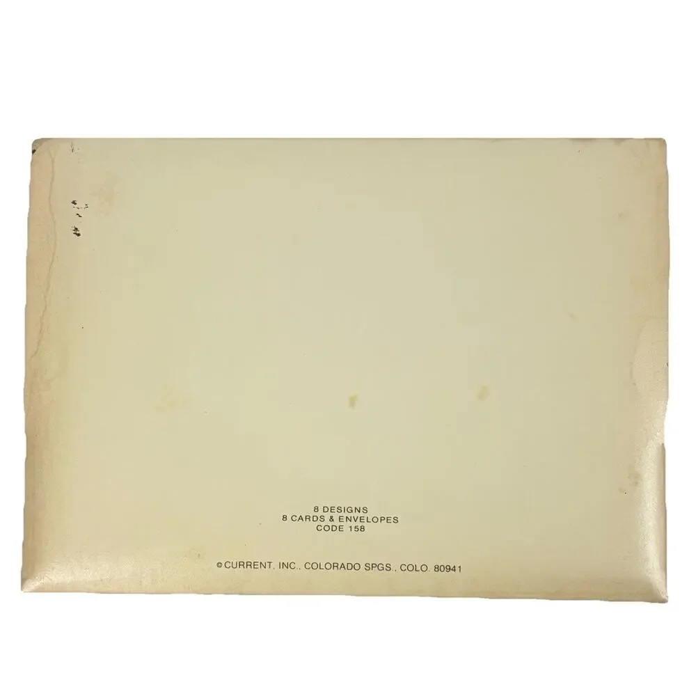 Vtg LK Powell North American Ecology Cards & Envelopes Set 5 Bird Illustration